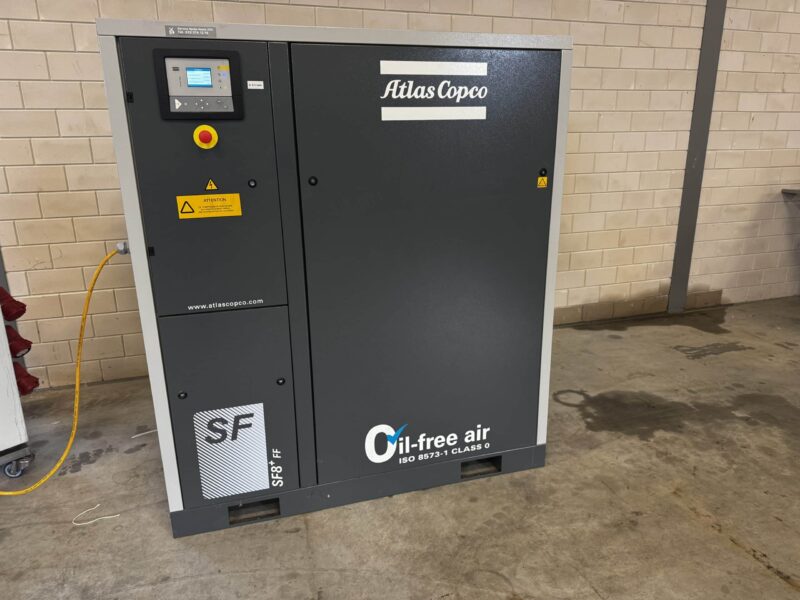 Oil-Free Air Compressor Atlas Copco SF8+FF