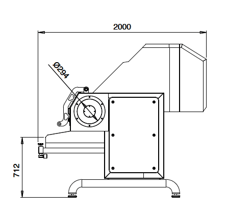 Trituradora para bloques congelados Lakidis FR100 - Imagen 3