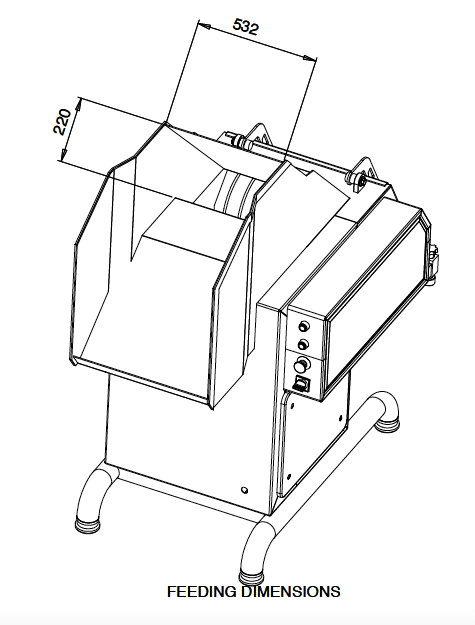Trituradora para bloques congelados Lakidis FR100 - Imagen 5
