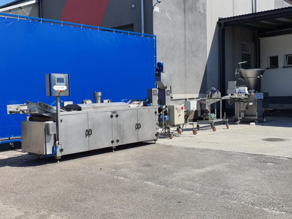 Vemag line for forming meat balls, croquettes and burgers