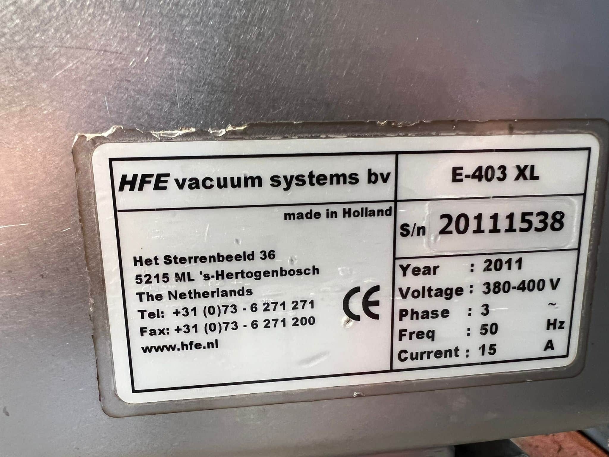 2011 HENKOVAC E-403 XL VACUUM PACKING MACHINE - Image 3
