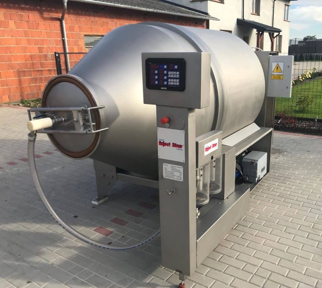 Meat tumbler with cooling coat – Inject Star Magnum 2600