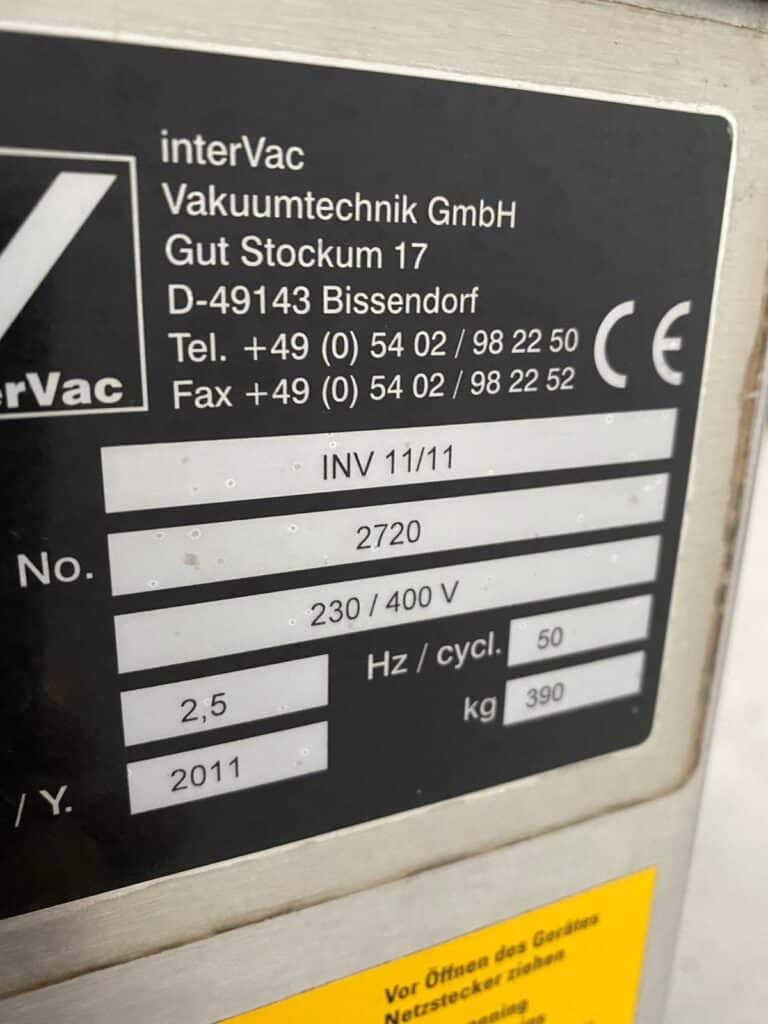 Two-chamber packaging machine Intervac 11/11 - Image 3