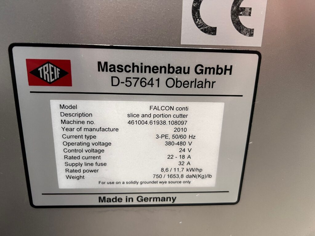 Cortadora de peso fijo Treif Falcon CONTI - Imagen 5