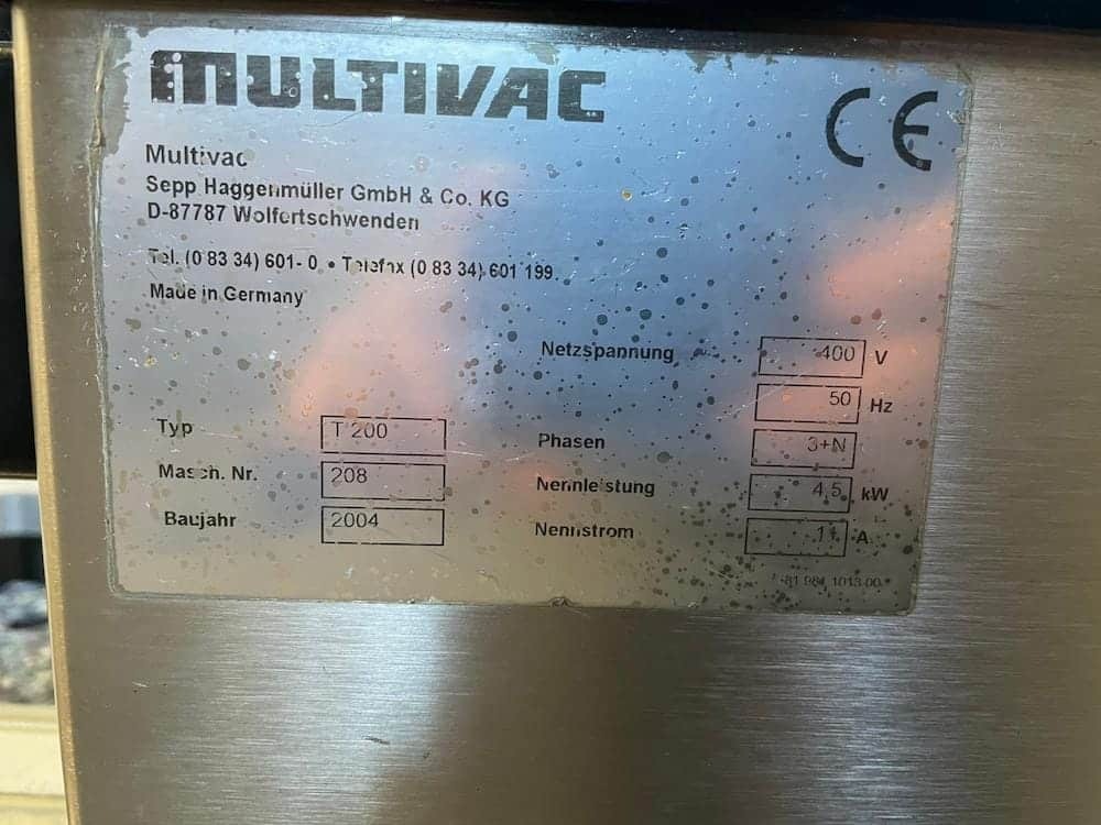 Multivac T200 – Tray-Verpackungsmaschine – Bild 7