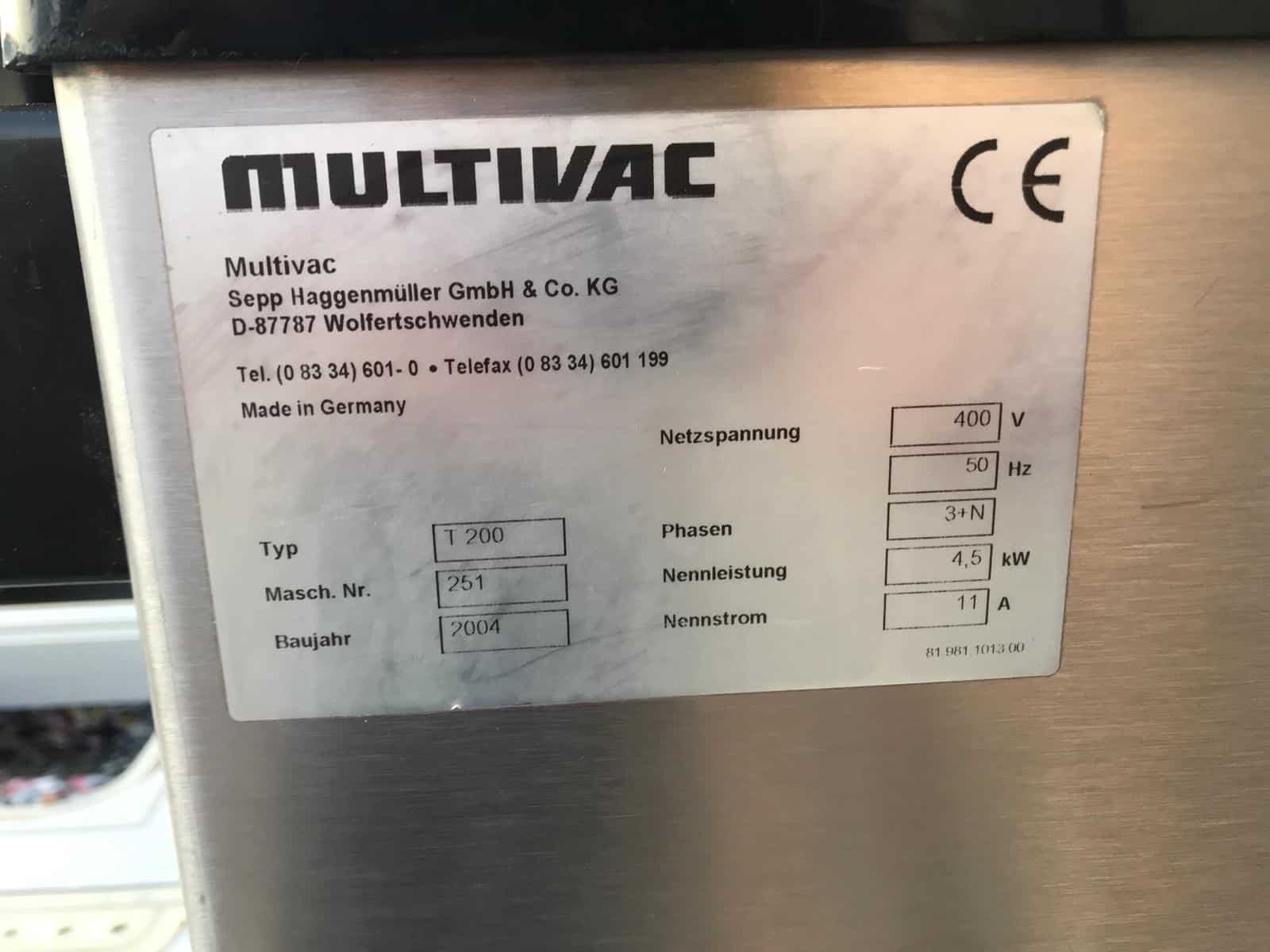 Halbautomatischer Traysealer Multivac T200 – Bild 6