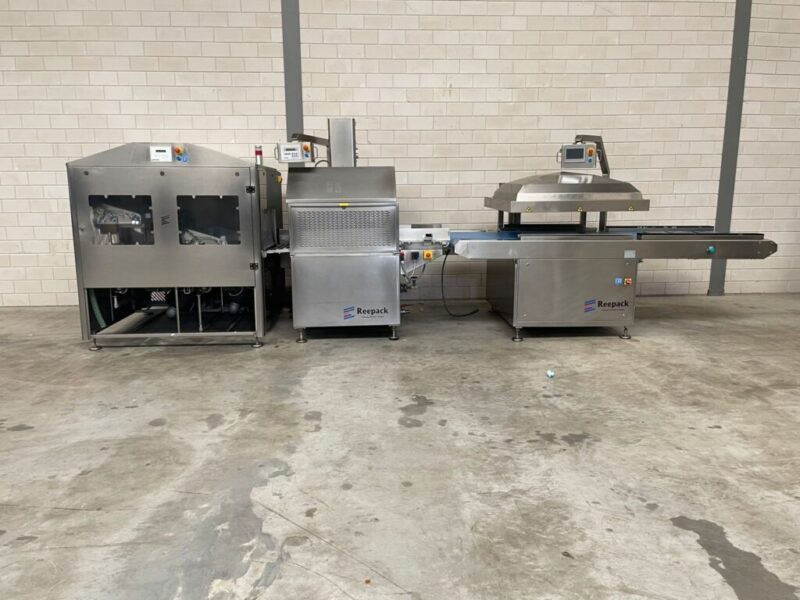 Automatische Verpackungs- und Schrumpfanlage Reepack