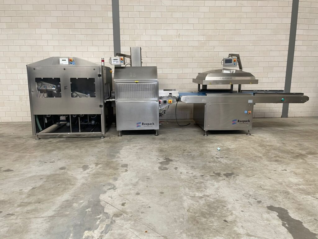 Automatische Verpackungs- und Schrumpfanlage Reepack