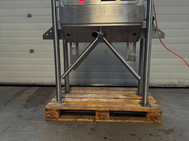 Hand Disinfection System with Turnstile Mohn Desi-Control 800 Duo